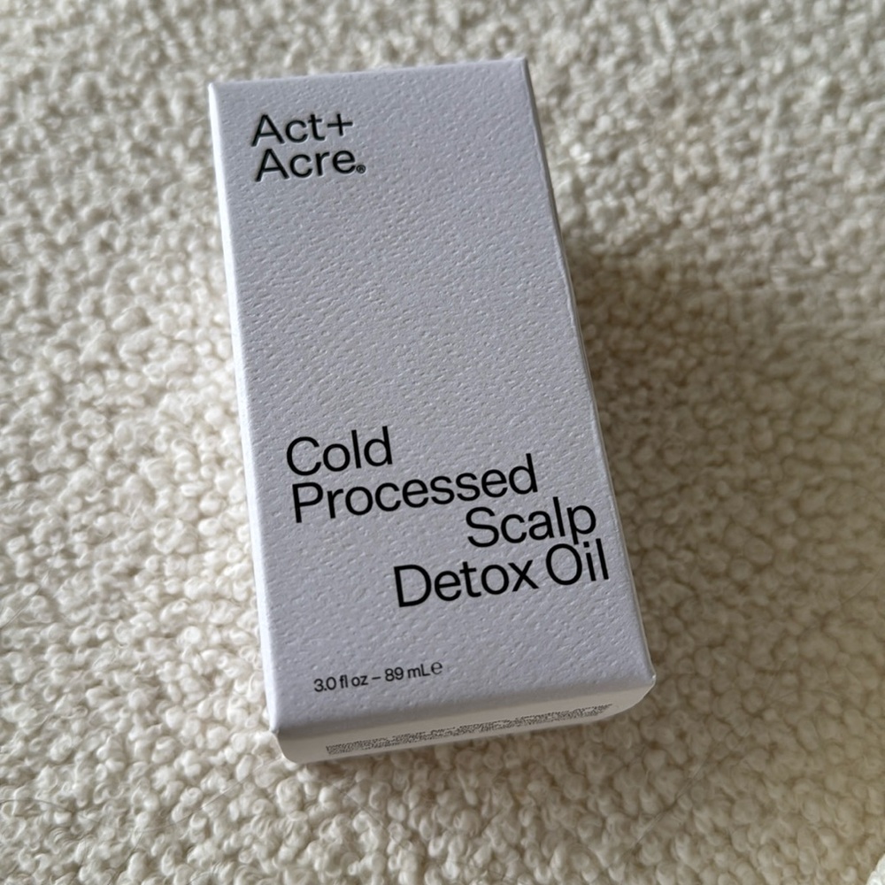 New Act+Acre Cold Processed Scalp Detox Oil | 3.0 fl oz Full Size